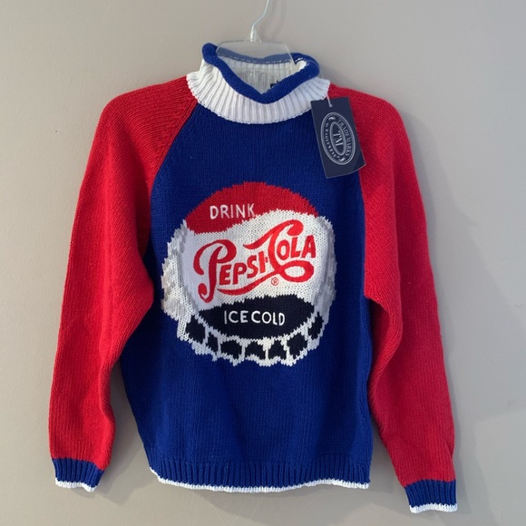 Vintage Sweaters - Vintage Trademarks by Eagle Eye Pepsi Cola Sweater